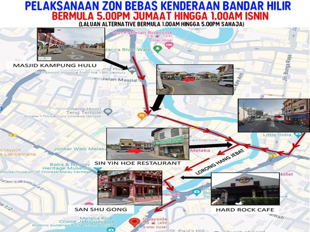 โรงแรมเควย์ไซด์ Malacca ภายนอก รูปภาพ